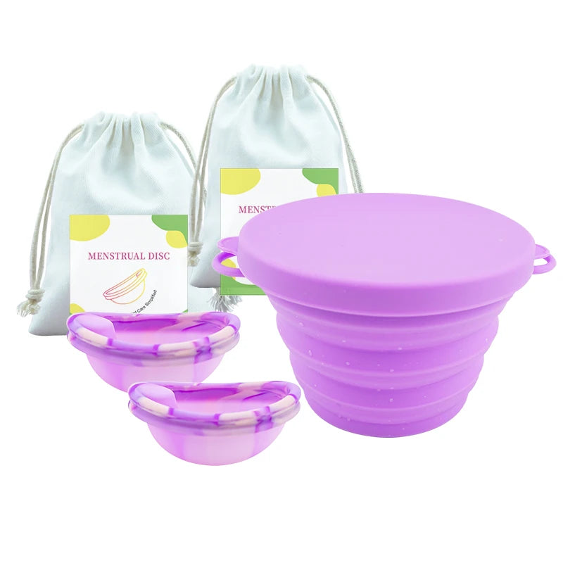 Menstrual Disc Kit - 2 Discs + Carry Cup Sterilizer