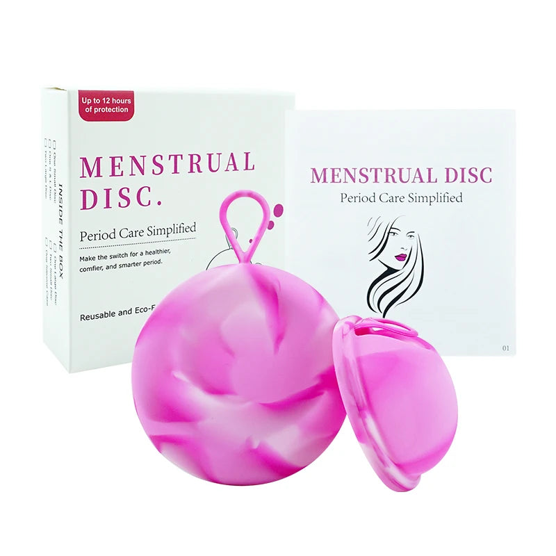 Menstrual Disc Soft Silicone – 12h Reusable Leak-Proof