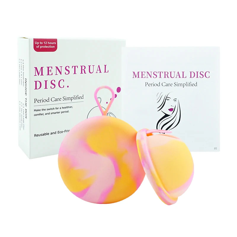 Menstrual Disc Soft Silicone – 12h Reusable Leak-Proof