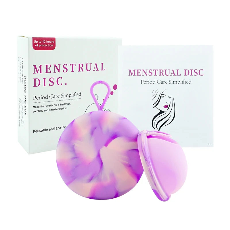 Menstrual Disc Soft Silicone – 12h Reusable Leak-Proof
