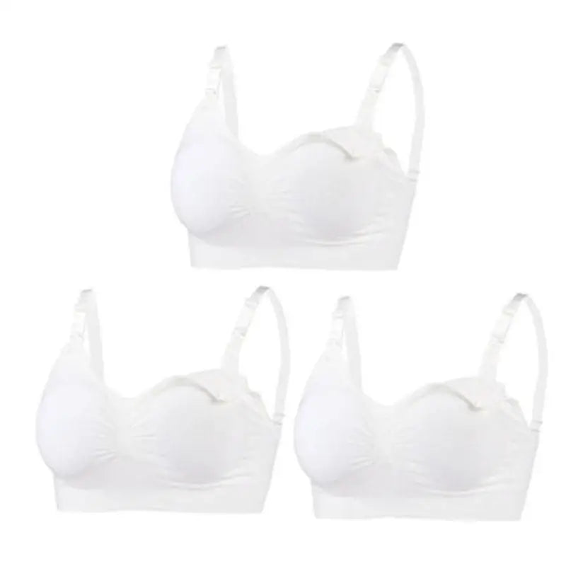 Set of 3 Seamless Maternity Nursing Bras