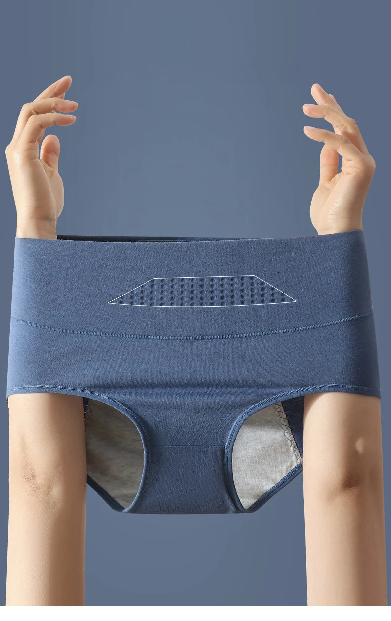 Period Panties Leak-Proof High Waist Cotton
