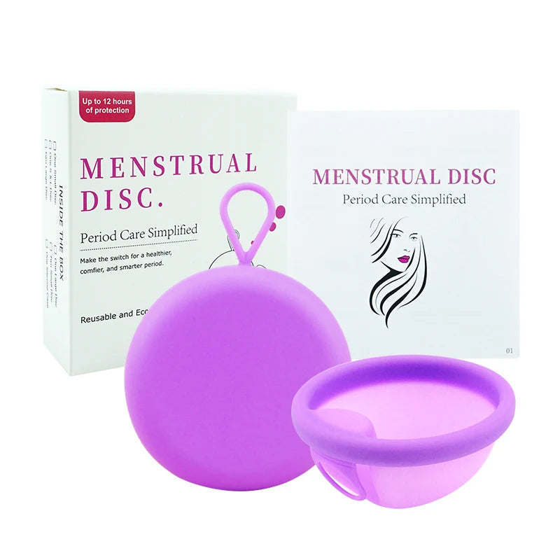 Menstrual Disc Soft Silicone – 12h Reusable Leak-Proof