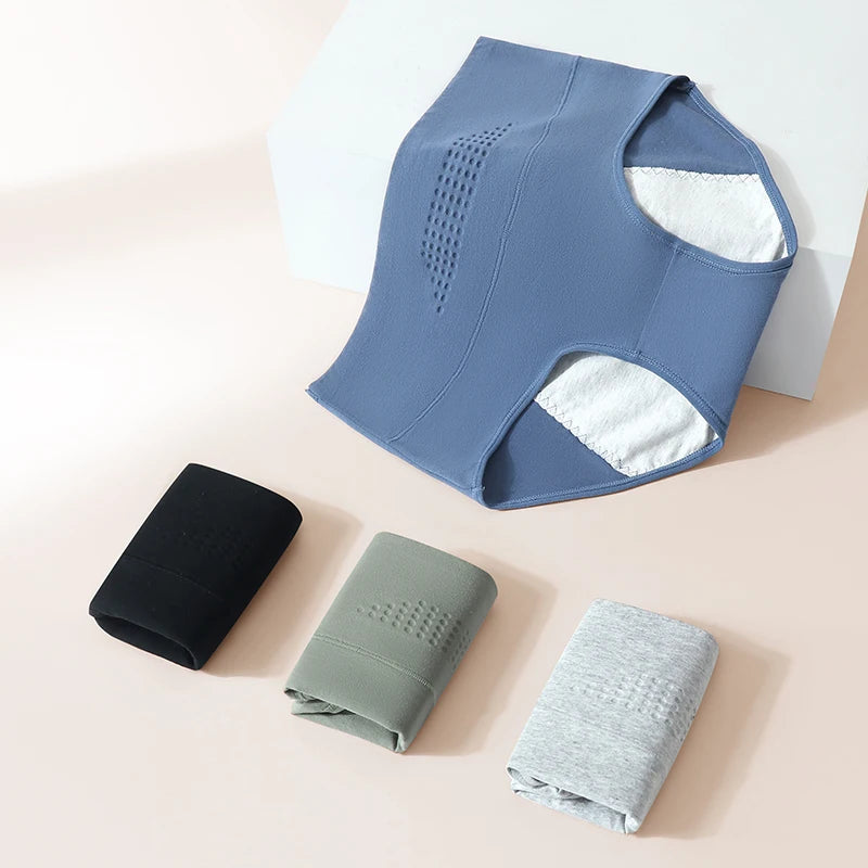 Period Panties Leak-Proof High Waist Cotton