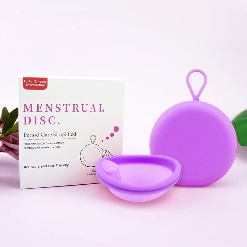 Menstrual Disc Soft Silicone – 12h Reusable Leak-Proof