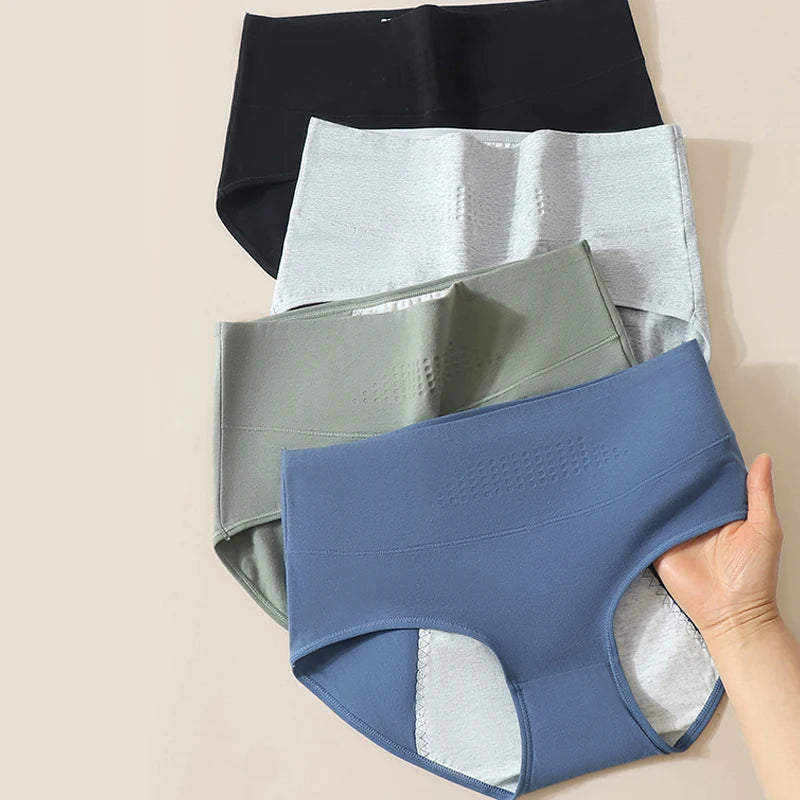 Period Panties Leak-Proof High Waist Cotton