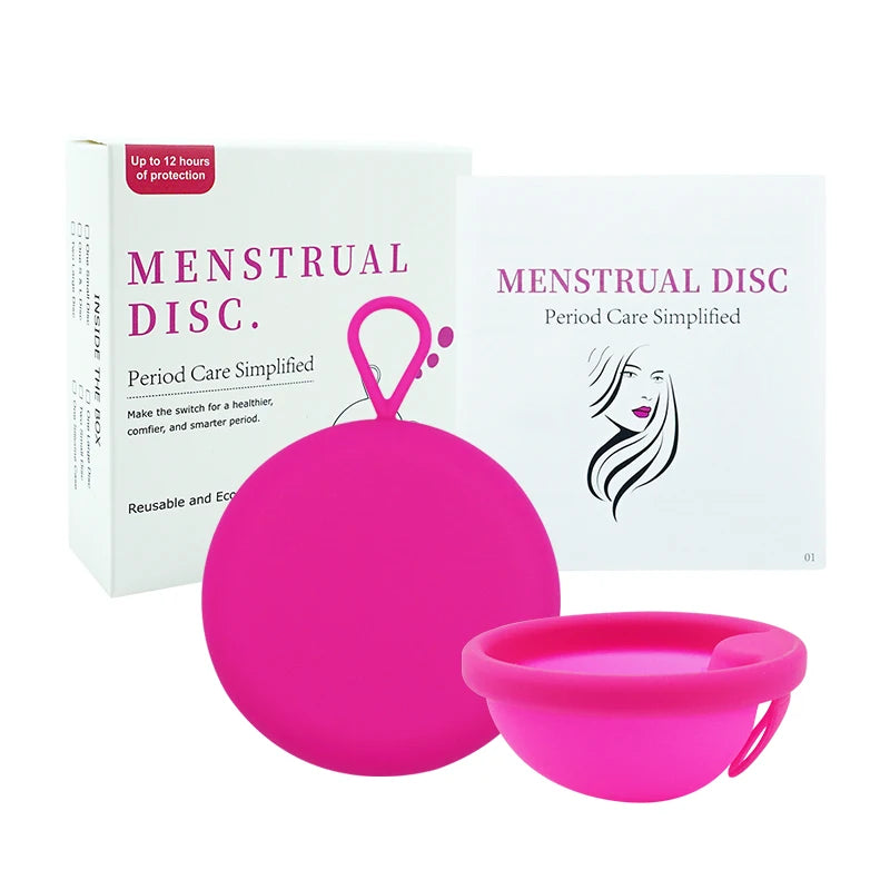 Menstrual Disc Soft Silicone – 12h Reusable Leak-Proof