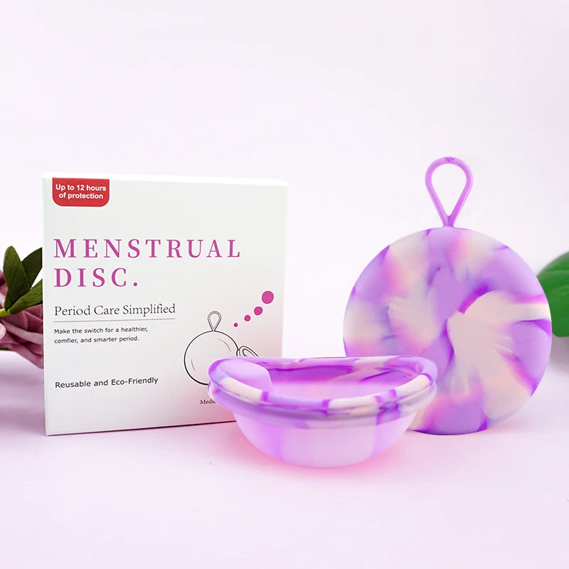 Menstrual Disc Soft Silicone – 12h Reusable Leak-Proof