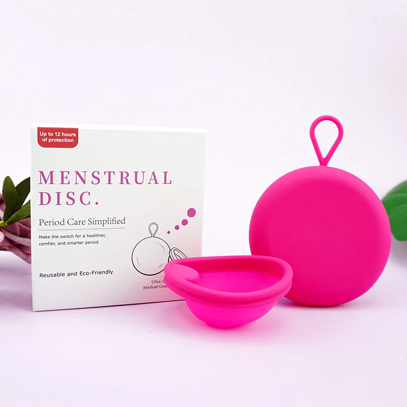 Menstrual Disc Soft Silicone – 12h Reusable Leak-Proof