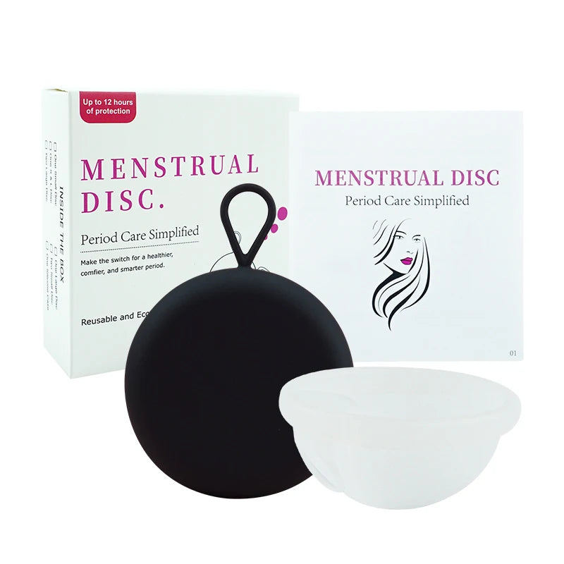 Menstrual Disc Soft Silicone – 12h Reusable Leak-Proof