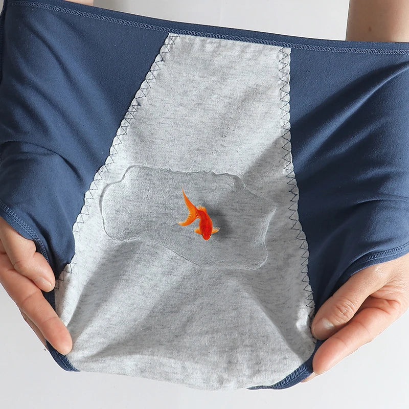Period Panties Leak-Proof High Waist Cotton