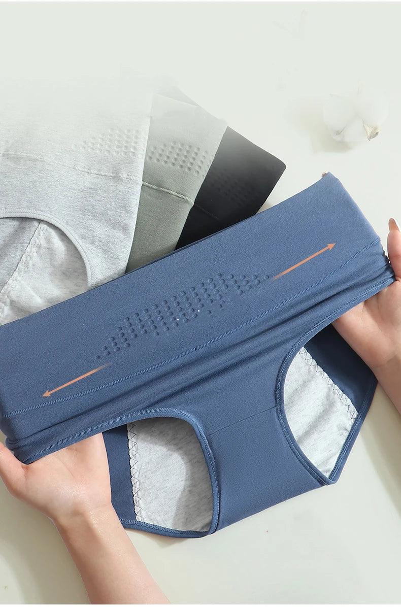 Period Panties Leak-Proof High Waist Cotton