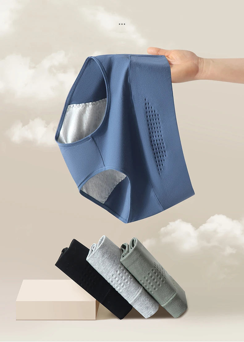 Period Panties Leak-Proof High Waist Cotton