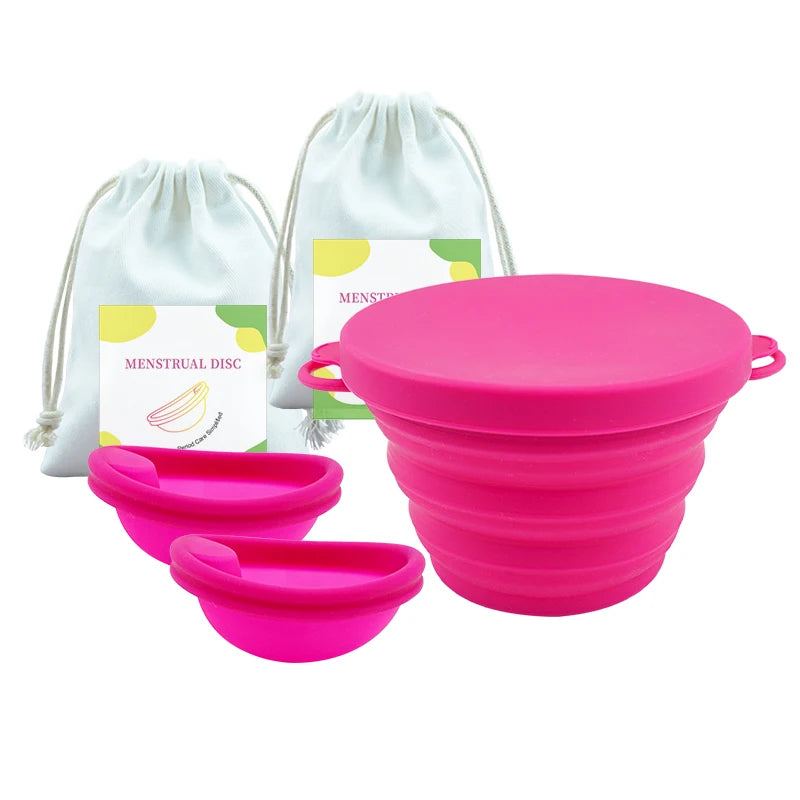 Menstrual Disc Kit - 2 Discs + Carry Cup Sterilizer