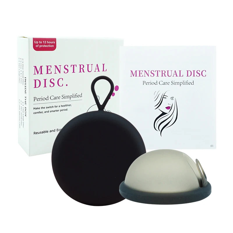 Menstrual Disc Soft Silicone – 12h Reusable Leak-Proof