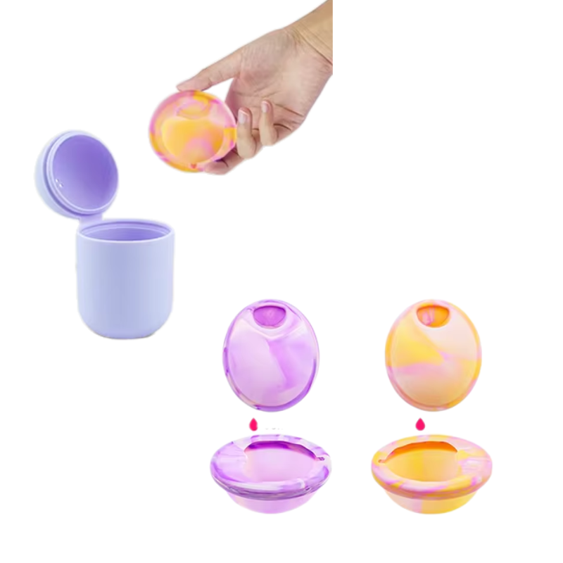 Menstrual Disc Set Reusable Soft Medical with Sterilizer Case