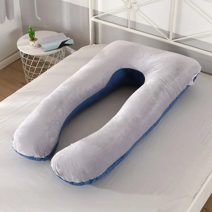 U-Shaped Maternity Pillow – Soft Full-Body Support for Pregnancy