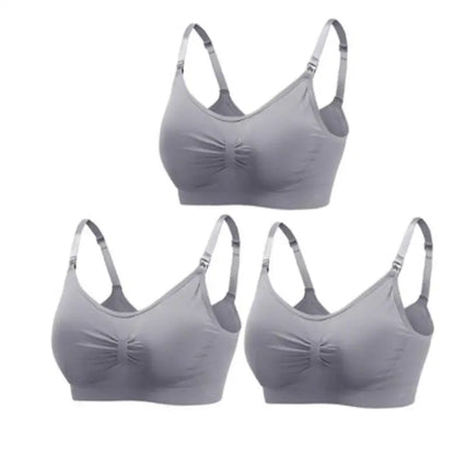 Set of 3 Seamless Maternity Nursing Bras