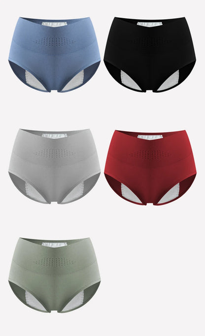 Period Panties Leak-Proof High Waist Cotton 