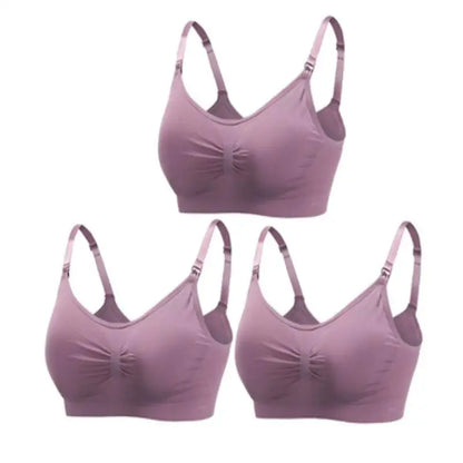 Set of 3 Seamless Maternity Nursing Bras