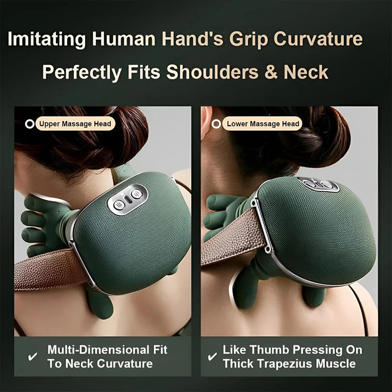 Cordless Neck & Shoulder Massager with Heat