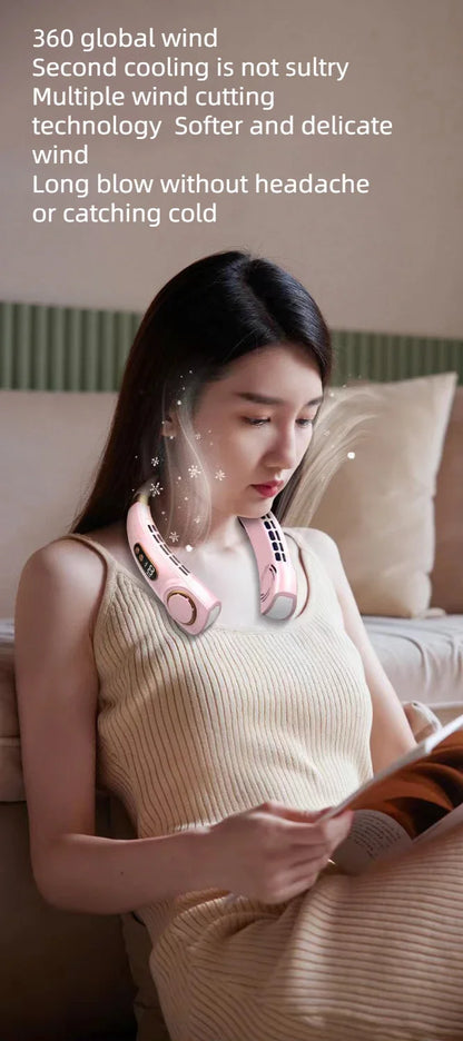 Rechargeable Hands-Free Neck Fan
