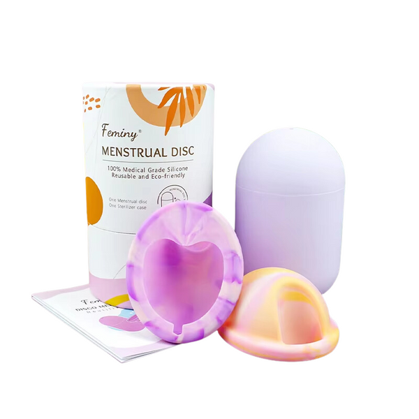 Menstrual Cups Set Reusable Soft Medical with Sterilizer Case